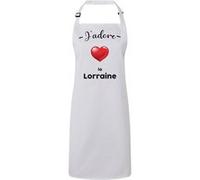 Fabulous Tablier Cuisine Premium Blanc J'adore La Lorraine Region Metz Blanc G