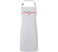 Fabulous Tablier Cuisine Premium Blanc J'ai encore oublié la Saint-Valentin Blanc G