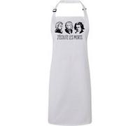 Fabulous Tablier Cuisine Premium Blanc J'écoute les morts Bach Mozart Beethoven Blanc G