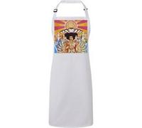 Fabulous Tablier Cuisine Premium Blanc Jimi Hendrix Axis Bold as Love Blanc G