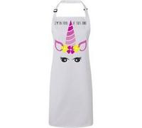 Fabulous Tablier Cuisine Premium Blanc J'M'En Fous Je Suis Une Licorne Dessin Blanc G
