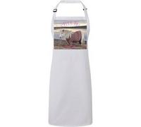 Fabulous Tablier Cuisine Premium Blanc J'Peux Pas J'Ai Poney Shetland Avec un Pull Blanc G