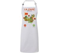 Fabulous Tablier Cuisine Premium Blanc La Chine m'appelle Blanc G
