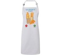 Fabulous Tablier Cuisine Premium Blanc La France M'Appelle Baguette Croissant Blanc G