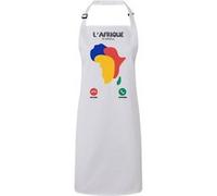 Fabulous Tablier Cuisine Premium Blanc L'Afrique m'appelle Continent Blanc G