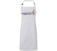 Fabulous Tablier Cuisine Premium Blanc Le Jour de la Marmotte Blanc G