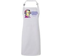 Fabulous Tablier Cuisine Premium Blanc Le Vrai Génie Sans Coeur Est Un Non-sens Mozart Blanc G