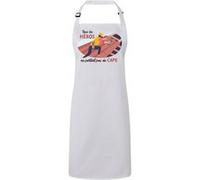 Fabulous Tablier Cuisine Premium Blanc Les Vrais Héros - Bricoleur Couvreur Blanc G
