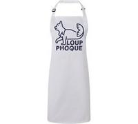 Fabulous Tablier Cuisine Premium Blanc Loup-phoque Blanc G
