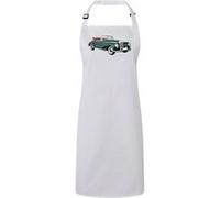 Fabulous Tablier Cuisine Premium Blanc Mercedes Décapotable Vert Foncé Vintage Blanc G