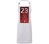 Fabulous Tablier Cuisine Premium Blanc Michael Jordan 23 Chicago Bulls Blanc G