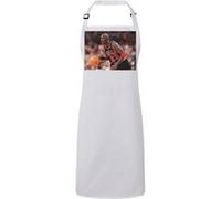 Fabulous Tablier Cuisine Premium Blanc Michael Jordan Maillot Noir Chicago Bulls Blanc G