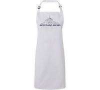 Fabulous Tablier Cuisine Premium Blanc Mont Saint Michel Minimalist Blanc G