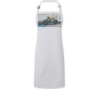 Fabulous Tablier Cuisine Premium Blanc Moto Bmw Vintage Cafe Racer Blanc G