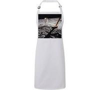Fabulous Tablier Cuisine Premium Blanc Neil Armstrong Premier Pas Sur La Lune Astronaute Blanc G