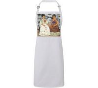 Fabulous Tablier Cuisine Premium Blanc Peinture de Frida Kahlo 4 Blanc G