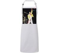 Fabulous Tablier Cuisine Premium Blanc Queen Freddie Mercury Wembley Veste Jaune Blanc G