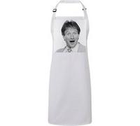 Fabulous Tablier Cuisine Premium Blanc Robin Williams Portrait Comedie Blanc G
