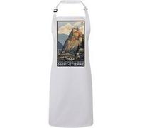 Fabulous Tablier Cuisine Premium Blanc Saint Etienne Course Automobile Affiche Vintage Blanc G