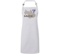 Fabulous Tablier Cuisine Premium Blanc Savoie carte ancienne Blanc G