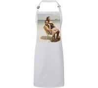 Fabulous Tablier Cuisine Premium Blanc Sean Connery Claudine Auger James Bond Blanc G