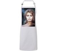 Fabulous Tablier Cuisine Premium Blanc Sophia Loren Actrice 2 Blanc G