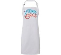 Fabulous Tablier Cuisine Premium Blanc The Future is Female Blanc G