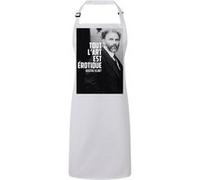 Fabulous Tablier Cuisine Premium Blanc Tout L'art Est Érotique Klimt Blanc G