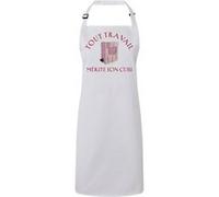 Fabulous Tablier Cuisine Premium Blanc Tout Travail Mérite Son Cubi Blanc G