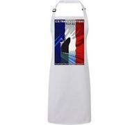 Fabulous Tablier Cuisine Premium Blanc Transatlantique Paquebot Affiche Ancienne Blanc G