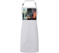 Fabulous Tablier Cuisine Premium Blanc Trilogie Seigneur Des Anneaux Blanc G