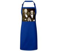 Fabulous Tablier Cuisine Premium Bleu Albert Einstein et Charlie Chaplin Bleu G