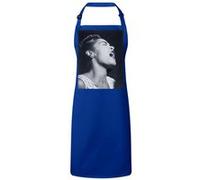Fabulous Tablier Cuisine Premium Bleu Billie Holiday Chanteuse Bleu G