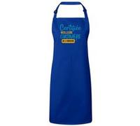 Fabulous Tablier Cuisine Premium Bleu Certifié meilleure Cuisiniere de l'univers Bleu G