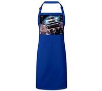 Fabulous Tablier Cuisine Premium Bleu Delorean Dmc-12 Retour Vers Le Futur Miroir Bleu G