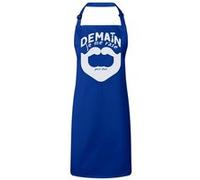 Fabulous Tablier Cuisine Premium Bleu Demain je me rase (peut-être) Bleu G