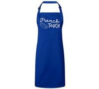 Fabulous Tablier Cuisine Premium Bleu French Touch Baguette Bleu G