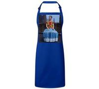 Fabulous Tablier Cuisine Premium Bleu Frida Portrait New York Artiste Bleu G