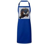 Fabulous Tablier Cuisine Premium Bleu Knowledge is Power Peinture Norman Rockwell Bleu G