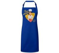 Fabulous Tablier Cuisine Premium Bleu Les Vrais Héros - Cuisinière Chef Commis Bleu G