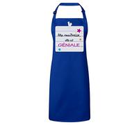Fabulous Tablier Cuisine Premium Bleu Ma Maîtresse elle est géniale Étoiles Multicolores