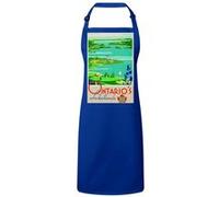 Fabulous Tablier Cuisine Premium Bleu Ontario Canada America Lac Affiche Vintage Bleu G