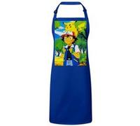 Fabulous Tablier Cuisine Premium Bleu Pikachu Sur Son Ami Sasha Pokemon Bleu G