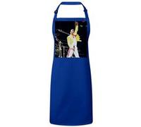 Fabulous Tablier Cuisine Premium Bleu Queen Freddie Mercury Wembley Veste Jaune Bleu G