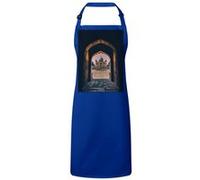 Fabulous Tablier Cuisine Premium Bleu Temple au travers d'une Porte Inde Bleu G