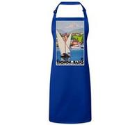 Fabulous Tablier Cuisine Premium Bleu Thonon Lac Montagne Affiche Vintage Bleu G