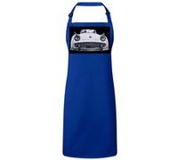 Fabulous Tablier Cuisine Premium Bleu Voiture Triumph Vintage Noir et Blanc Bleu G