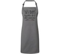 Fabulous Tablier Cuisine Premium Gris 365 Days Together but Who's Counting Gris G