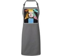 Fabulous Tablier Cuisine Premium Gris Andy Warhol Portrait Ingrid Bergman Gris G