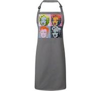 Fabulous Tablier Cuisine Premium Gris Andy Warhol Quadriptique Marilyn Monroe Gris G